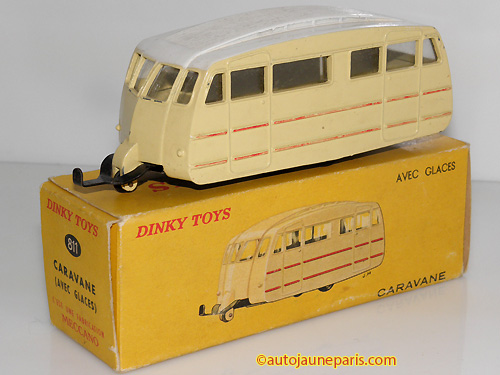 Dinky Toys boîte repro 811 caravane avec glaces 